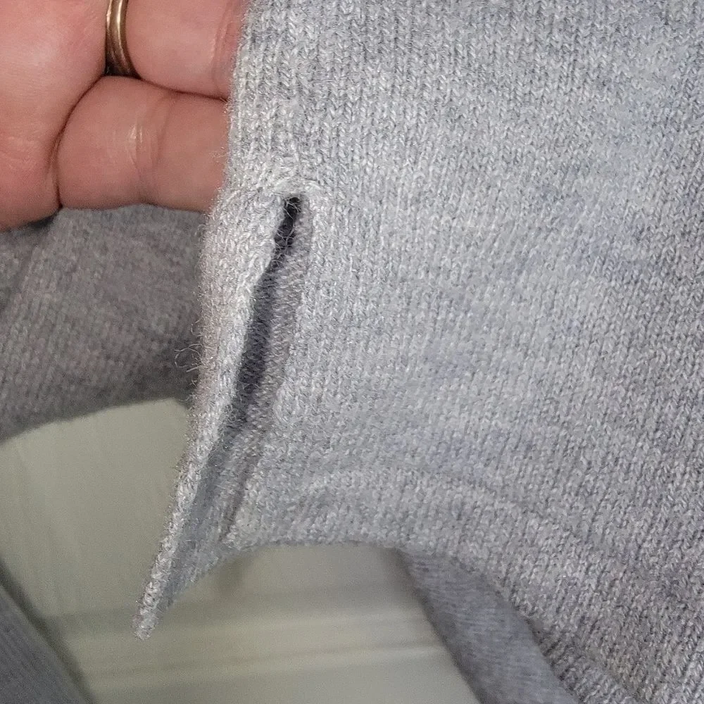 The North Face wool blend mock neck men's pullover medium